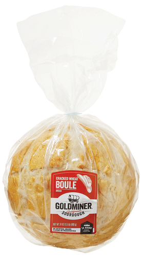 Goldminer Cracked Wheat Boule Packaging