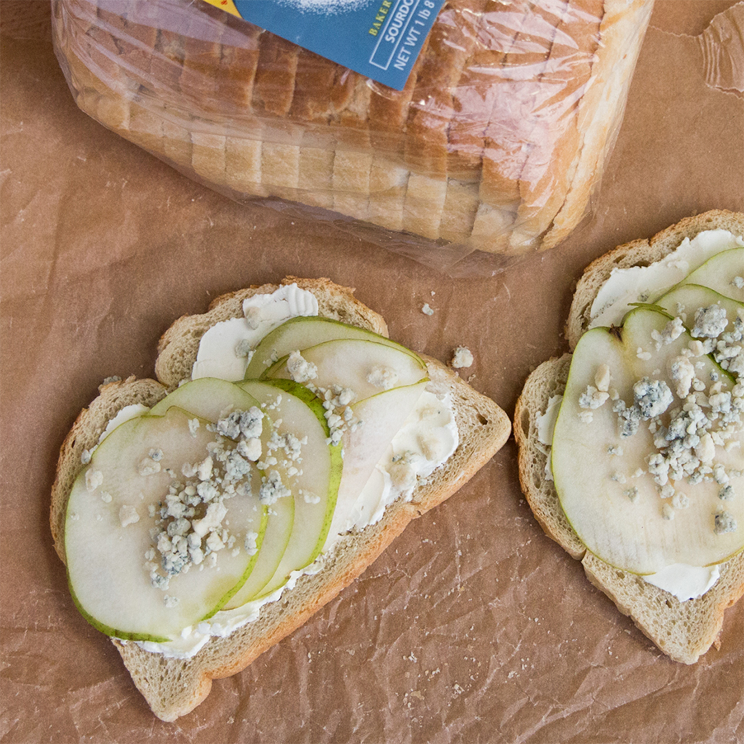 Pear &amp; Blue Cheese on Sourdough | Goldminer Bakery