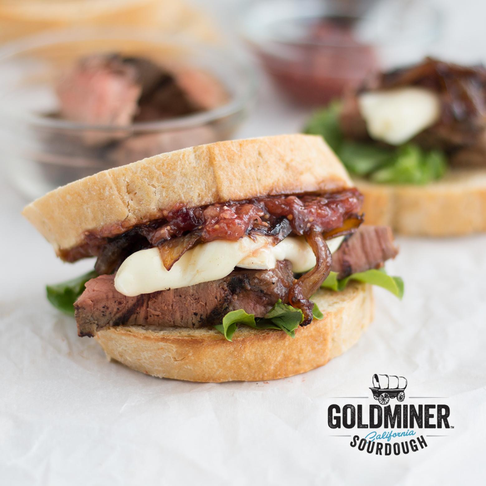 Steak Sandwich {Caramelized Onions + Brie} –